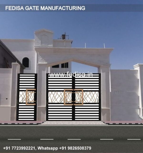 Gate Design Steel Gate Design Gate And Compound Wall Design Gate Construction Design