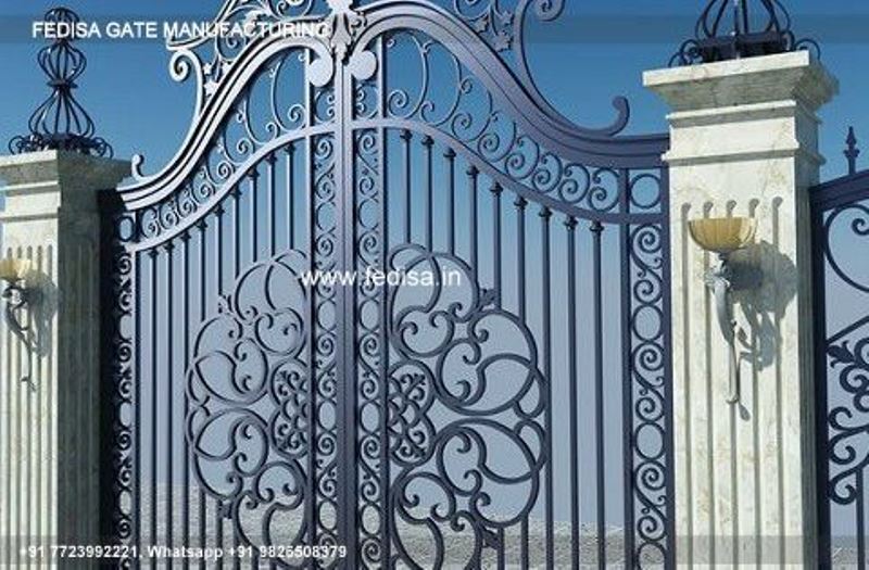Iron Gate Design Sliding Gate Design Concrete Fence And Gate Design Lohe Ke Men Gate Ke Design