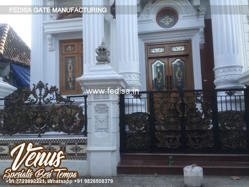 Iron Gate Design Simple Gate Design Main Gate Cement Design Boundary Grill Gate Design