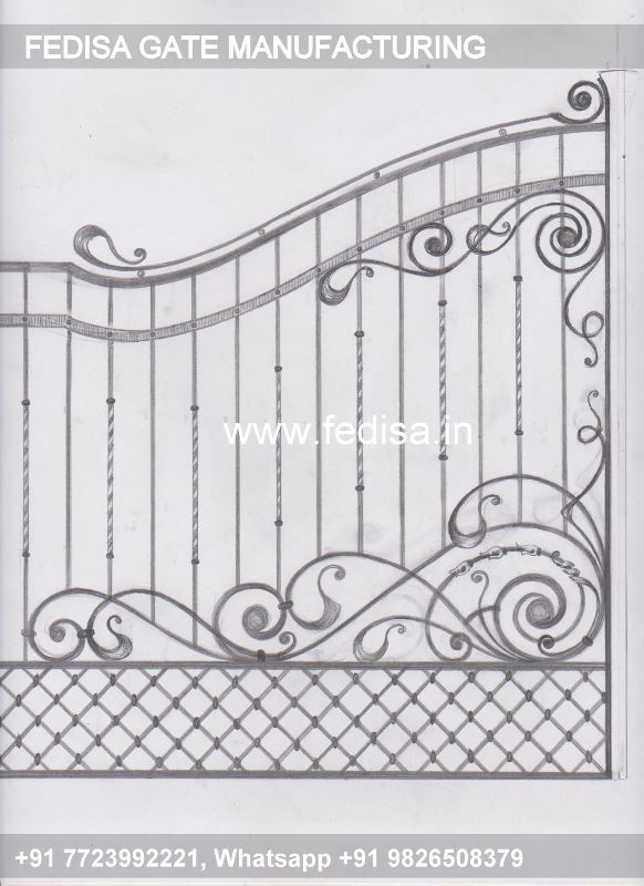 Iron Gate Design Sliding Gate Design Channel Gate New Design Gate Design And Color