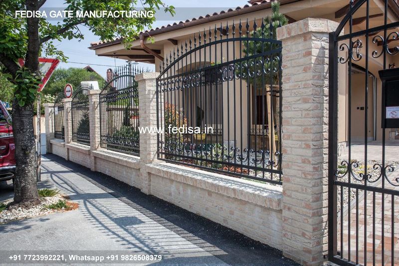 Iron Gate Design Sliding Gate Design Gate Wall Color Home Gate Decoration