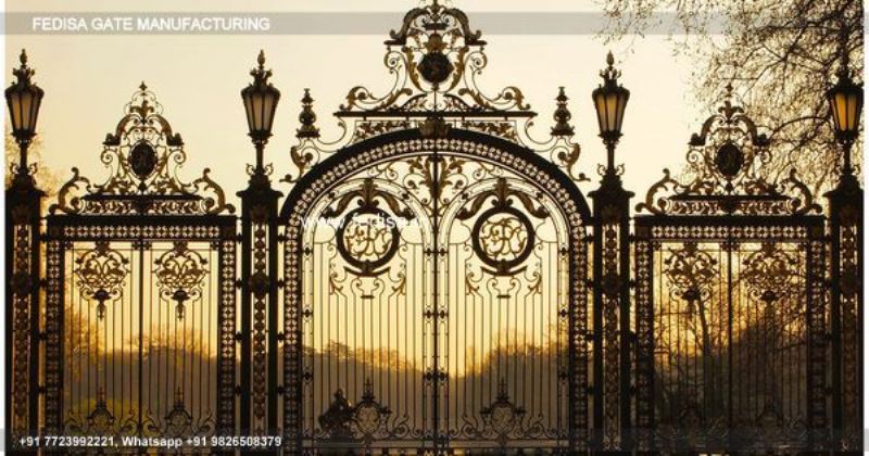 Iron Gate Design Simple Gate Design Ss Get Dijain Front Elevation Gate Design