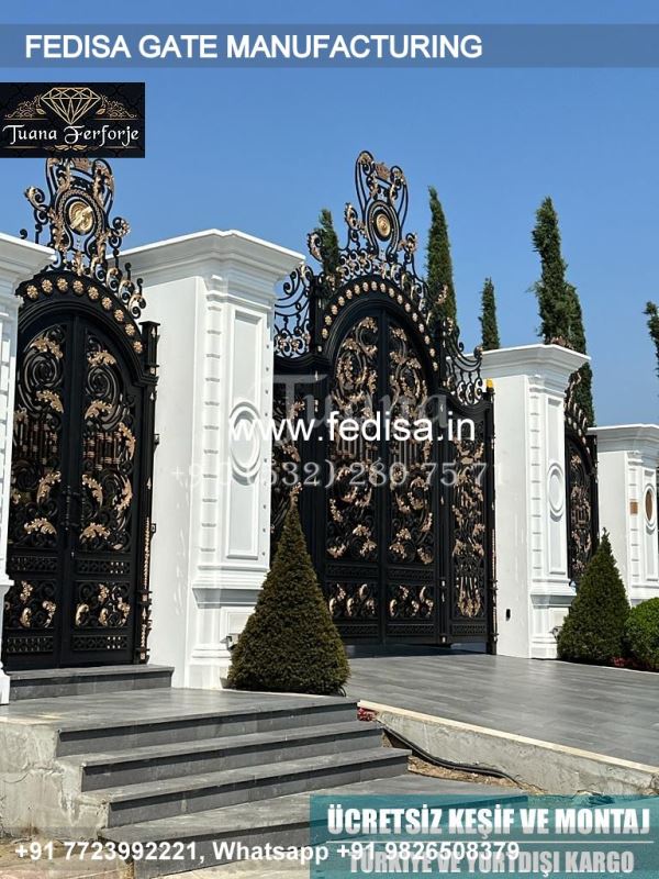 Main Gate Design Main Gate Design 2175 Silver Color Gate Design Front Main Gate Wall Design