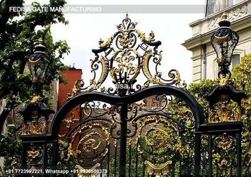 Iron Gate Design Sliding Gate Design Wrought Iron Gate For Front Door Upper Gate Design