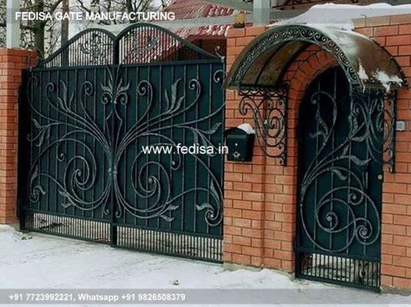 Iron Gate Design Front Gate Designs For Houses Ghar Ka Get Ka Dijain Single Gate Color