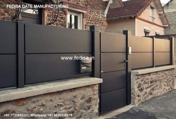 Main Gate Design Modern Gate Design Pipe Gate Design Loha Aluminum Grill Gate