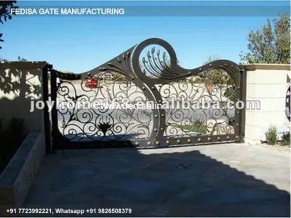 Gate Design Gate Color Ss Boundary Gate Design Steel Gate Design With Glass