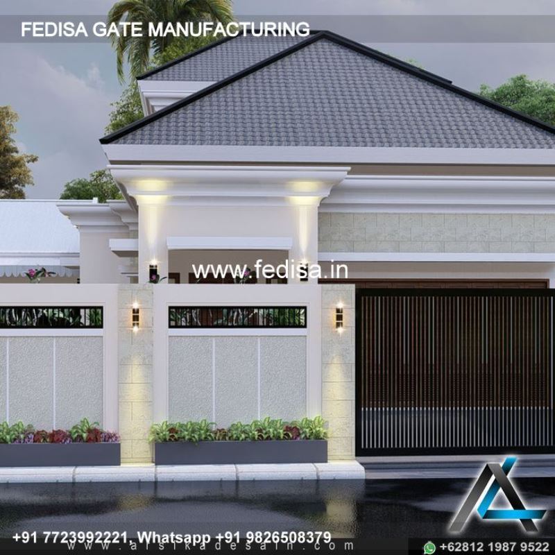 Iron Gate Design Sliding Gate Design Double Gate Design Gate Ke Color