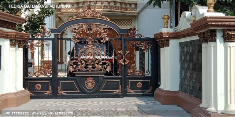 Iron Gate Design Safety Grill Gate Design For Main Door Steel Gate Color Gate Room Design