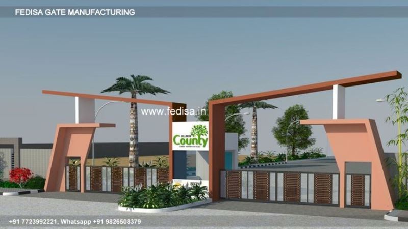 Main Gate Design Gate Design For Home Brown Gate Design Tin Gate Design