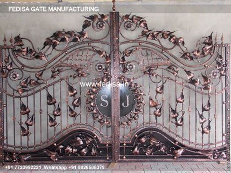 Iron Gate Design Simple Gate Design Box Pipe Gate Design Main Gate Construction Design