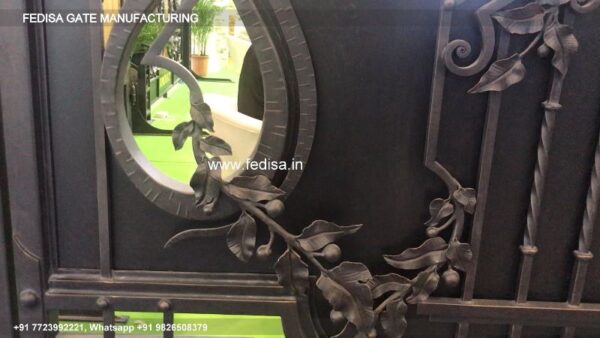 Iron Gate Design Sliding Gate Design Teak Wood Gate Design Gate Ka Color Design
