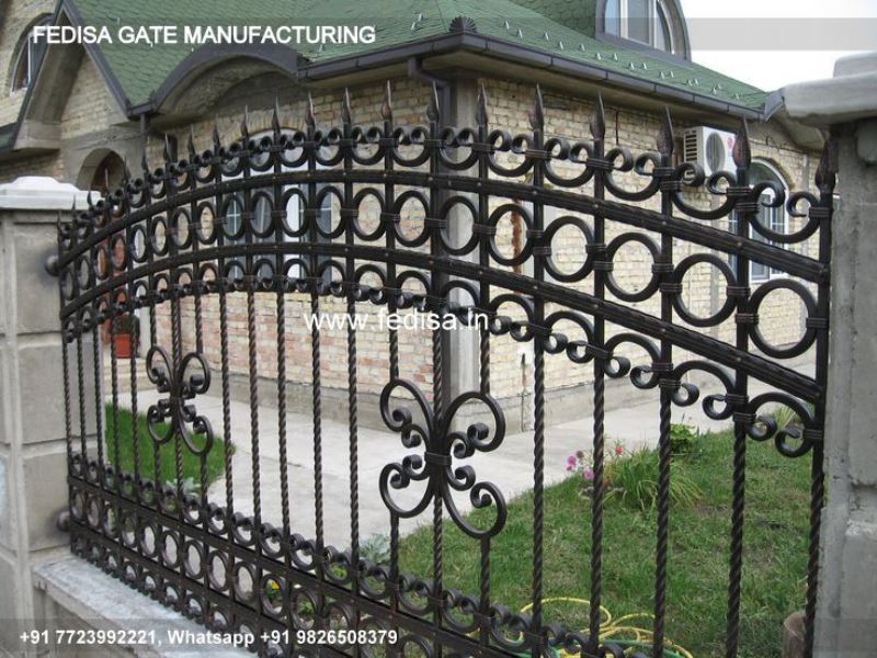 Iron Gate Design Simple Gate Design Boundary Wall And Gate Design Big Gate With Small Gate