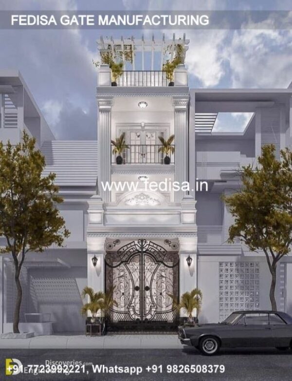 Iron Gate Design Front Gate Designs For Houses Gate Design For Boundary Wall 8 Ft Gate Design