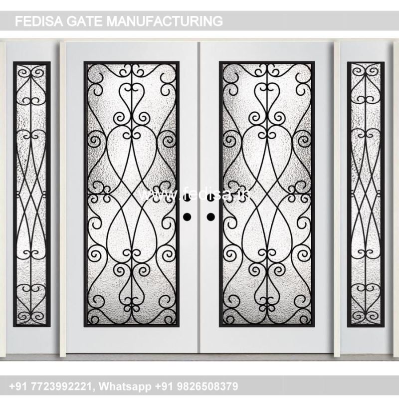 Iron Gate Design Sliding Gate Design Modern Metal And Wood Fence Front Gate Paint Design