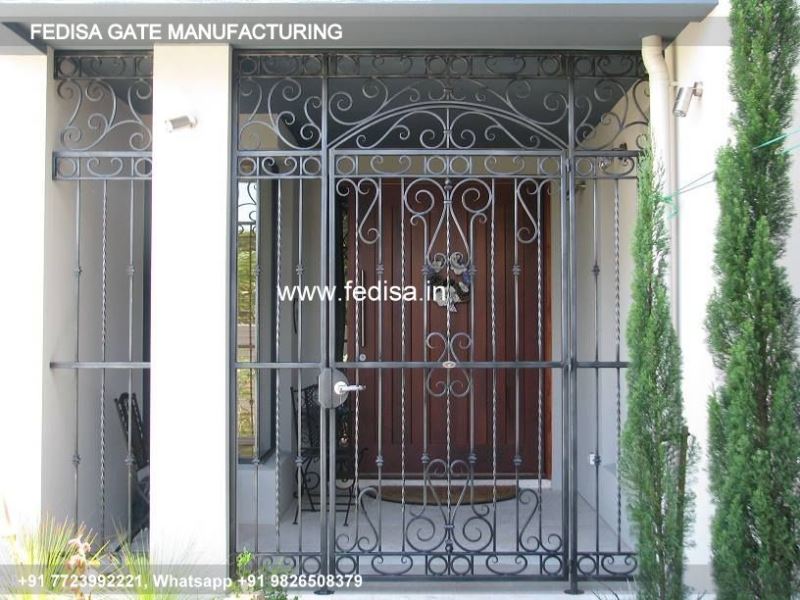 Main Gate Design Gate Design For Home Single Iron Gate Design For House Front Gate Cement Design