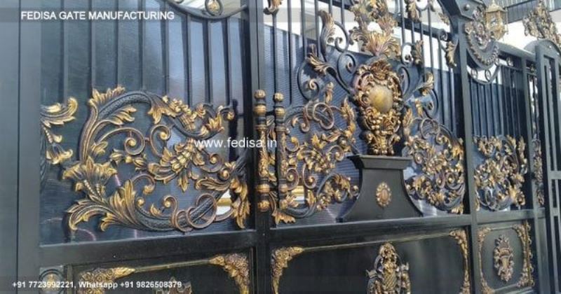 Main Gate Design Main Gate Design 2359 Door Steel Gate Design Silver Color Gate Design