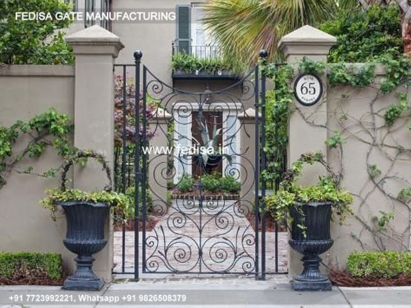 Iron Gate Design Front Gate Designs For Houses Main Gate Design With Cnc Cutting Front Door Security Gate Designs