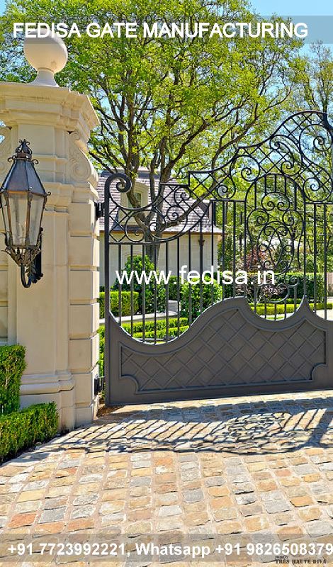 Iron Gate Design Sliding Gate Design Gate Paint Design Color Double Main Gate Design