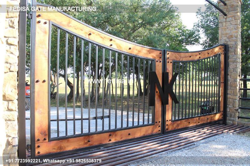 Iron Gate Design Sliding Gate Design Modern House With Gate 6 Feet Main Gate Design Iron