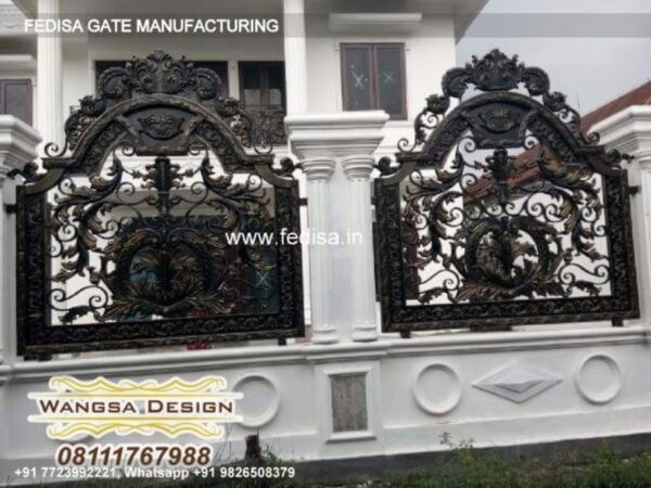 Main Gate Design Gate Design For Home Ply Gate Design Compound Wall Gate Pillar Design
