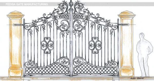 Main Gate Design Modern Gate Design Lohe Ke Men Gate Grill Fence Design