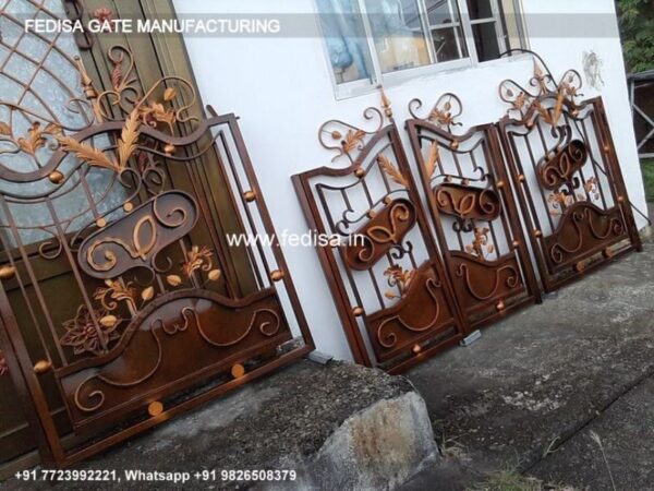 Iron Gate Design Sliding Gate Design Steel Gate Double Door Design Steel Maharaja Gate