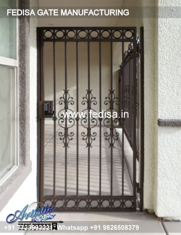 Iron Gate Design Sliding Gate Design Compound Wall Main Gate Aluminum Fence Designs
