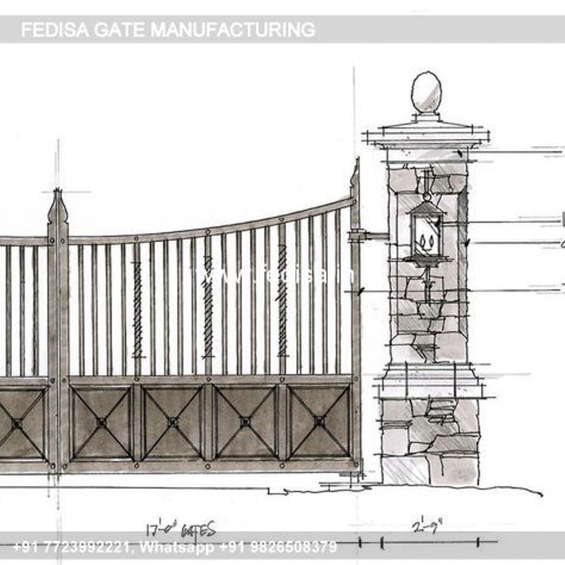 Iron Gate Design Front Gate Designs For Houses Main Gate Interior Design Home Main Gate Design 2021