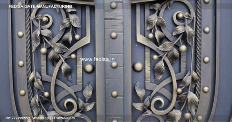Main Gate Design Modern Gate Design Jali Gate Price Steel Iron Mix Gate Design