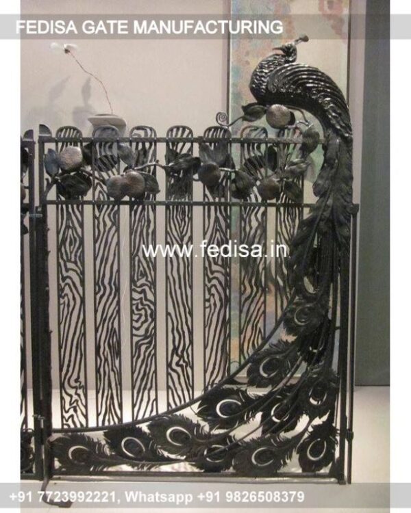 Iron Gate Design Sliding Gate Design Gate With Wood Design Sitout Gate Design
