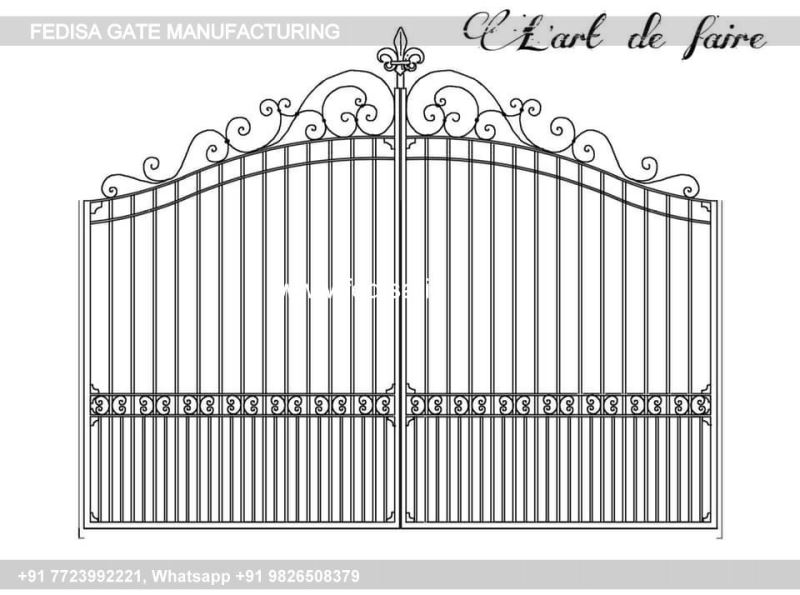 Iron Gate Design Safety Grill Gate Design For Main Door Cement Gate Pillar Design Makan Gate Design