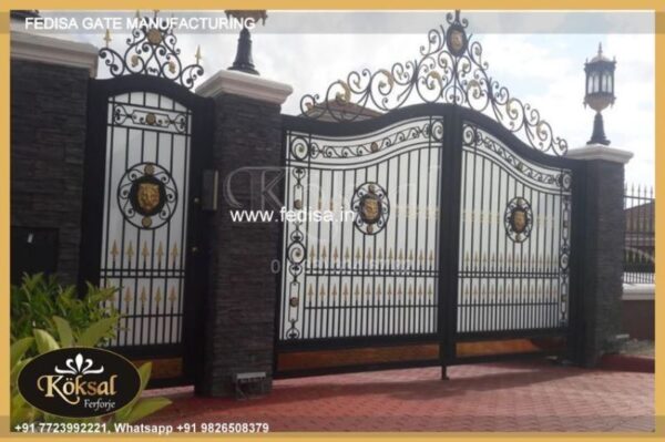 Iron Gate Design Sliding Gate Design Menget Ka Dijain 11 Feet Main Gate Design