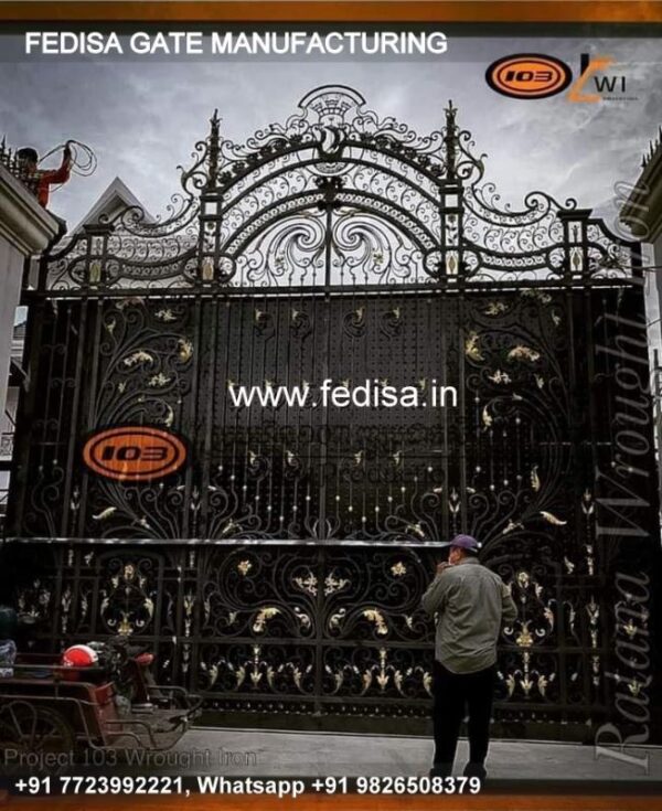 Iron Gate Design Safety Grill Gate Design For Main Door Iron Plate Gate Design Steel Maharaja Gate Design