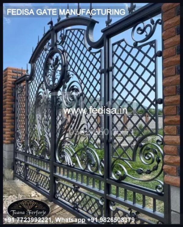 Iron Gate Design Front Gate Designs For Houses Compound Main Gate Design Wood Gate Design Room