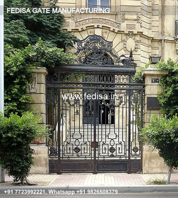 Gate Design Steel Gate Design Concrete Fence And Gate Design Main Gate Design With Boundary Wall