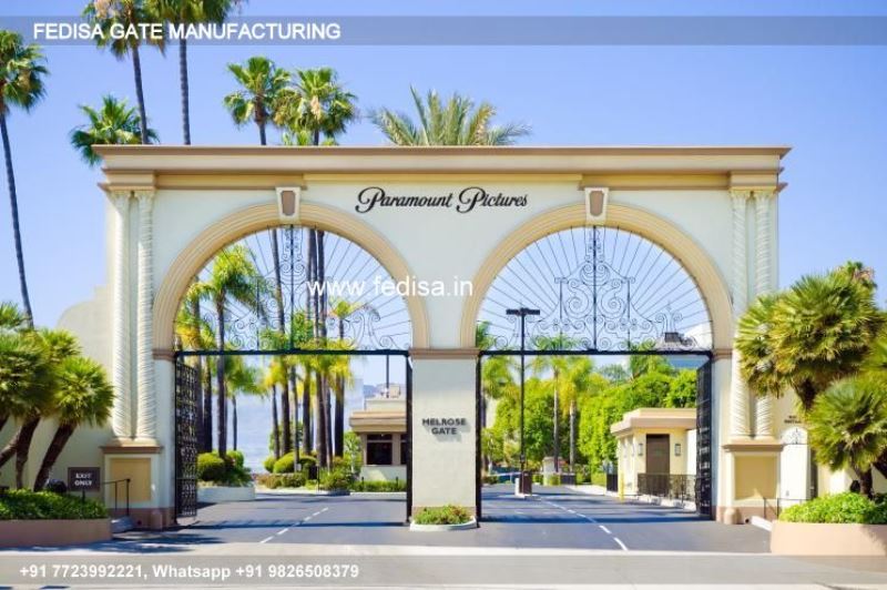 Iron Gate Design Sliding Gate Design Sliding Gate Color Wall Boundary Gate Design