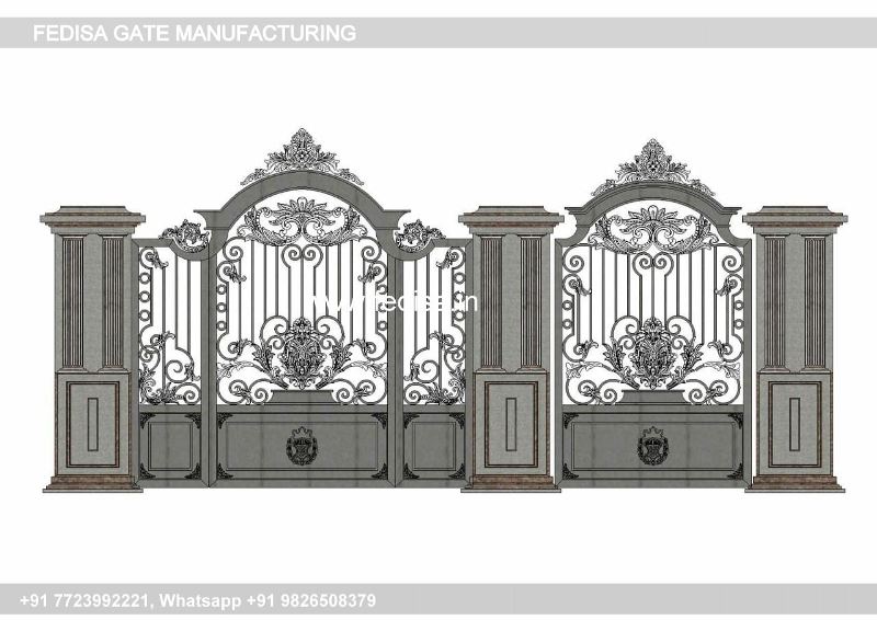 Iron Gate Design Simple Gate Design Lohe Ke Men Gate Ki Design Steel Boundary Wall Railing Design