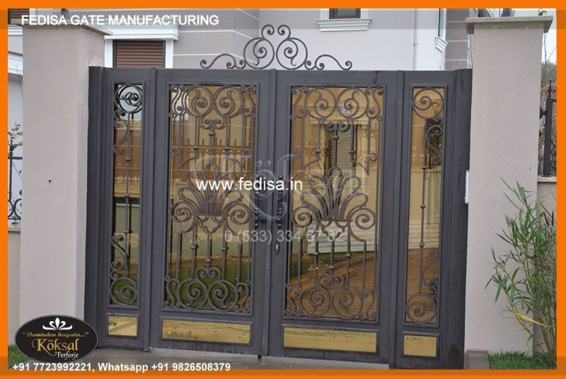 Iron Gate Design Sliding Gate Design Color Gate Design Home Main Gate Pillar Design
