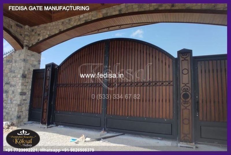 Gate Design Grill Gate Design Wooden Jali Gate Corner Lot Gate Design