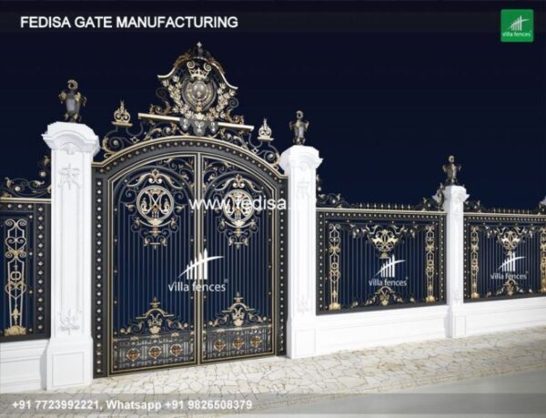 Iron Gate Design Front Gate Designs For Houses Compound Wall Main Gate Design Big House Gate Design