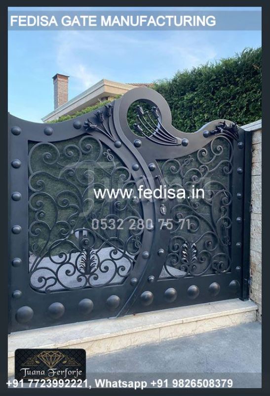 Main Gate Design Main Gate Design 2561 Color Of Grill Gate Gate Door Design Modern