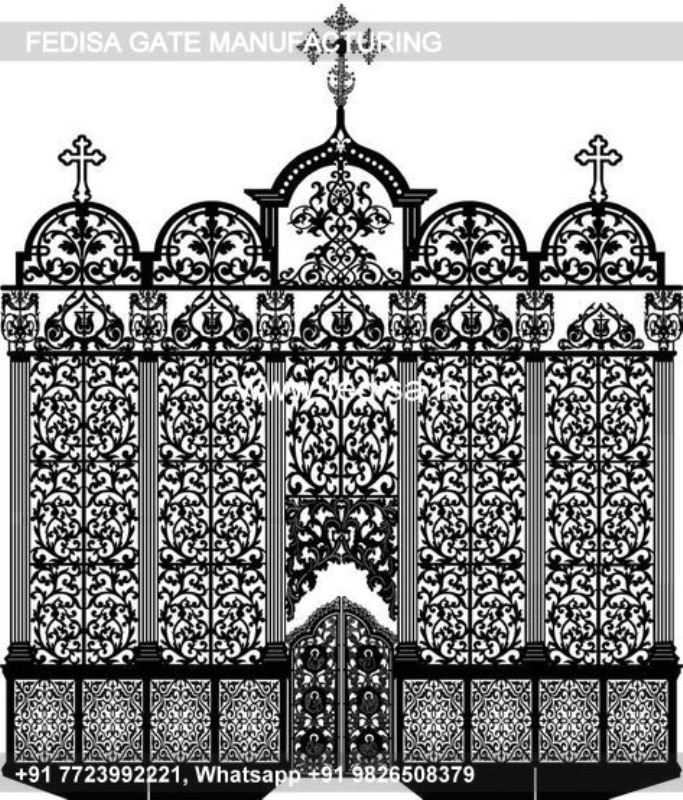 Iron Gate Design Front Gate Designs For Houses Grill Design Above Main Gate Double Door Front Gate Design