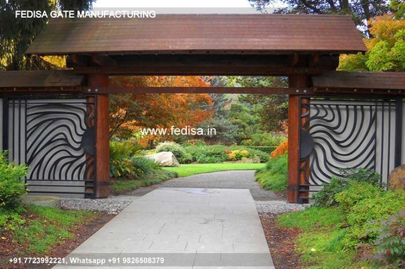 Iron Gate Design Simple Gate Design Rod Iron Fence Designs Main Boundary Gate Design