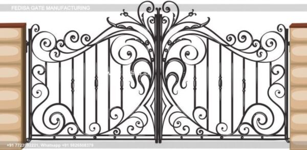 Main Gate Design Main Gate Design 2572 Steel Fatak Design Modern Outdoor Gate