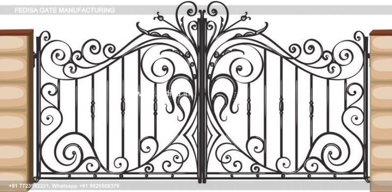 Main Gate Design Main Gate Design 2572 Steel Fatak Design Modern Outdoor Gate