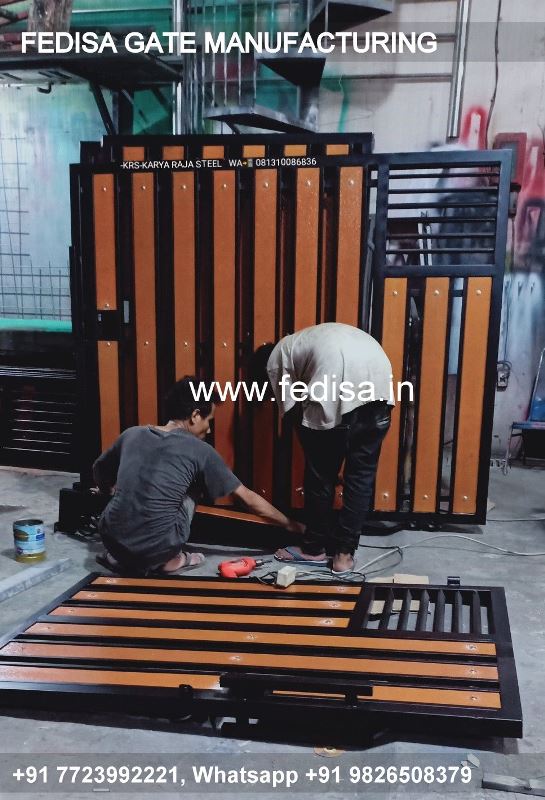 Iron Gate Design Sliding Gate Design Plain Steel Gate Design Modern Boundary Gate Design