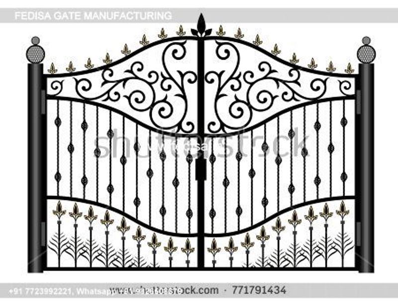 Iron Gate Design Front Gate Designs For Houses Pillar Tiles Design For Main Gate 4 Feet Gate Design