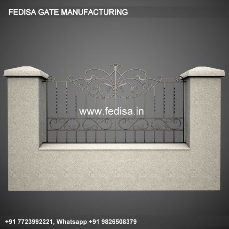 Iron Gate Design Simple Gate Design Square Bar Gate Design Main Gate Pillar Top Design