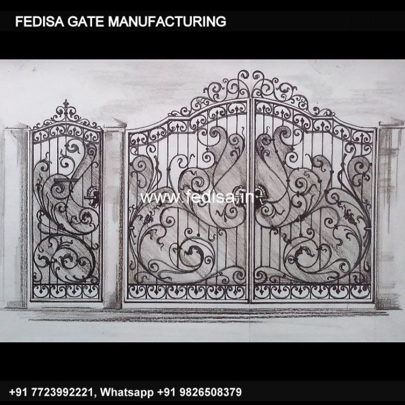 Iron Gate Design Simple Gate Design Fundermax Gate Design Front Gate Tiles Design